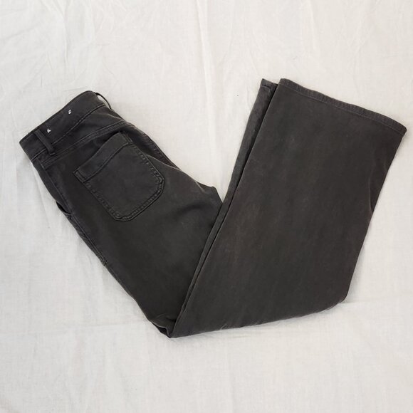AE Dreamy Drape Stretch Super High-Waisted Baggy Wide-Leg Pant - 0 Short - Picture 1 of 15